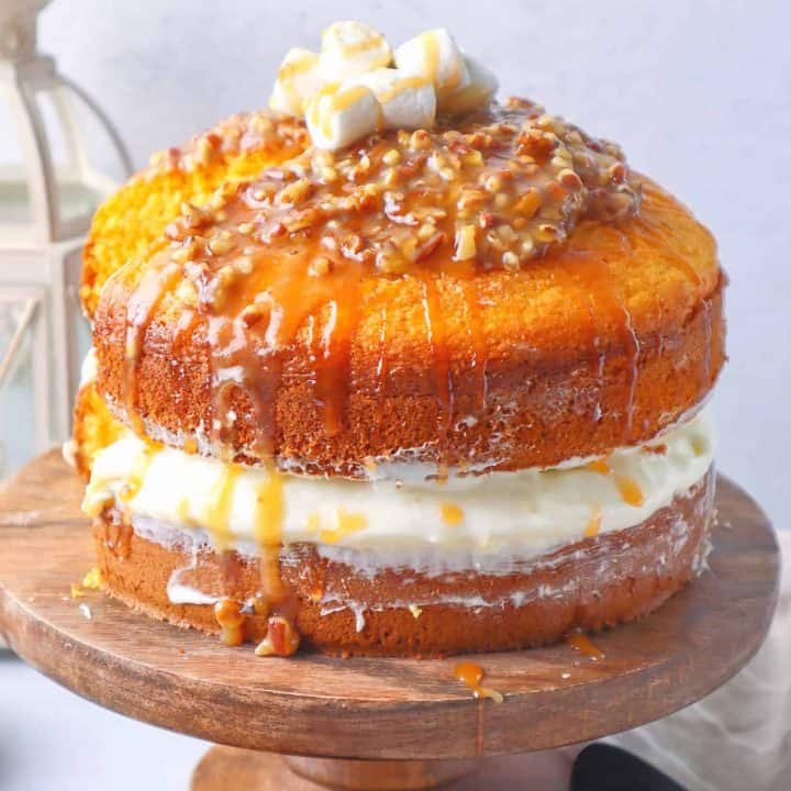 Easy Sweet Potato Layered Cake recipe from The Country Cook