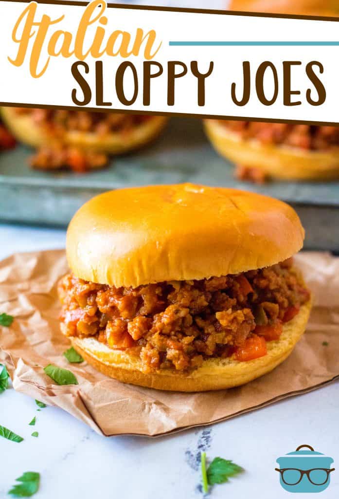 Italian Sloppy Joes - The Country Cook