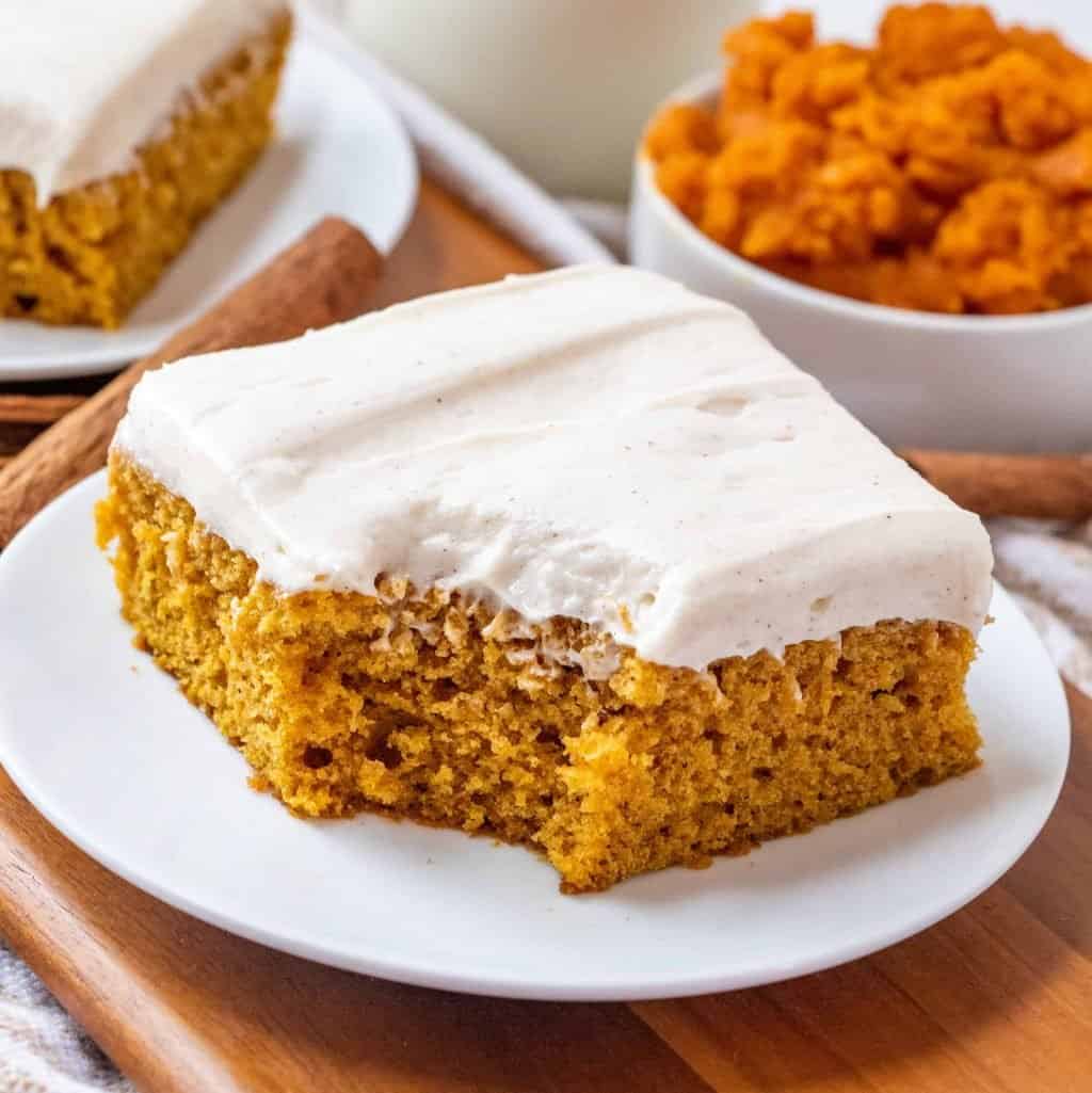 The Best Pumpkin Cake Bars recipe