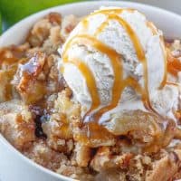 Easy Apple Cobbler recipe from The Country Cook