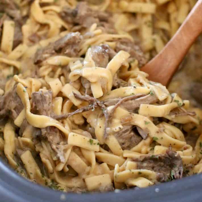 Crock Pot Beef and Noodles recipe.