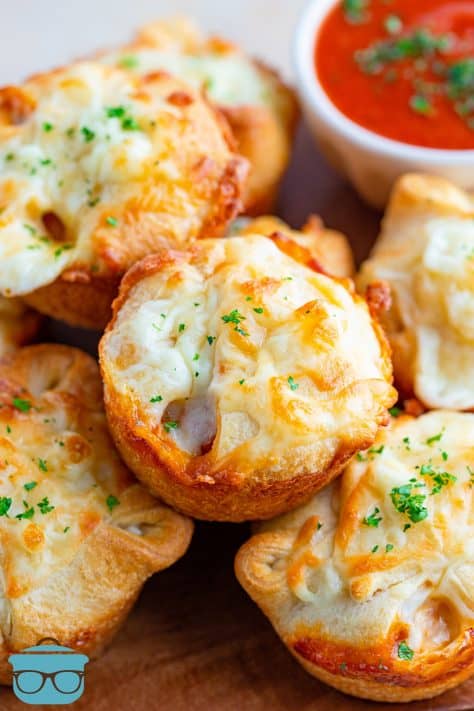 Chicken Parmesan Cups - The Country Cook