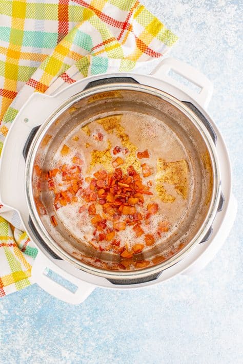 Bacon fried in instant pot