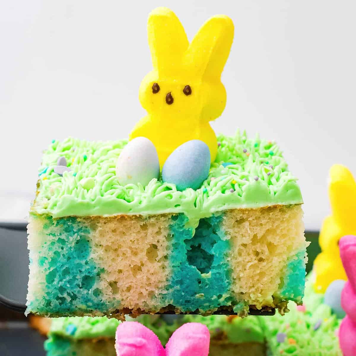 Easter Bunny Poke Cake