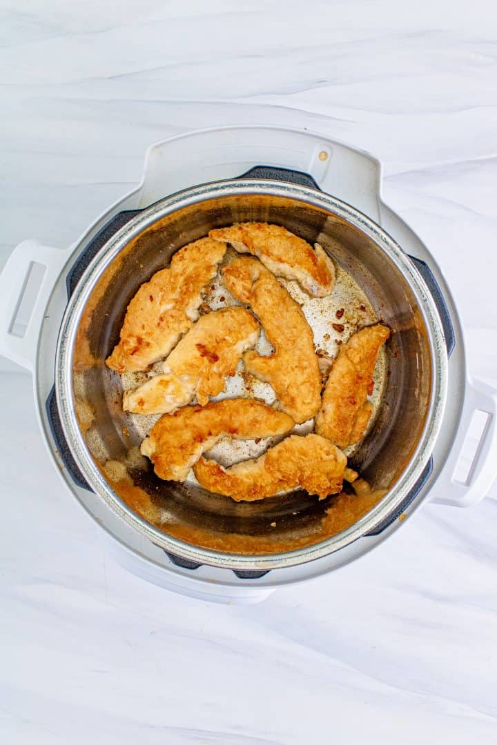 browning chicken tenders in an instant pot.