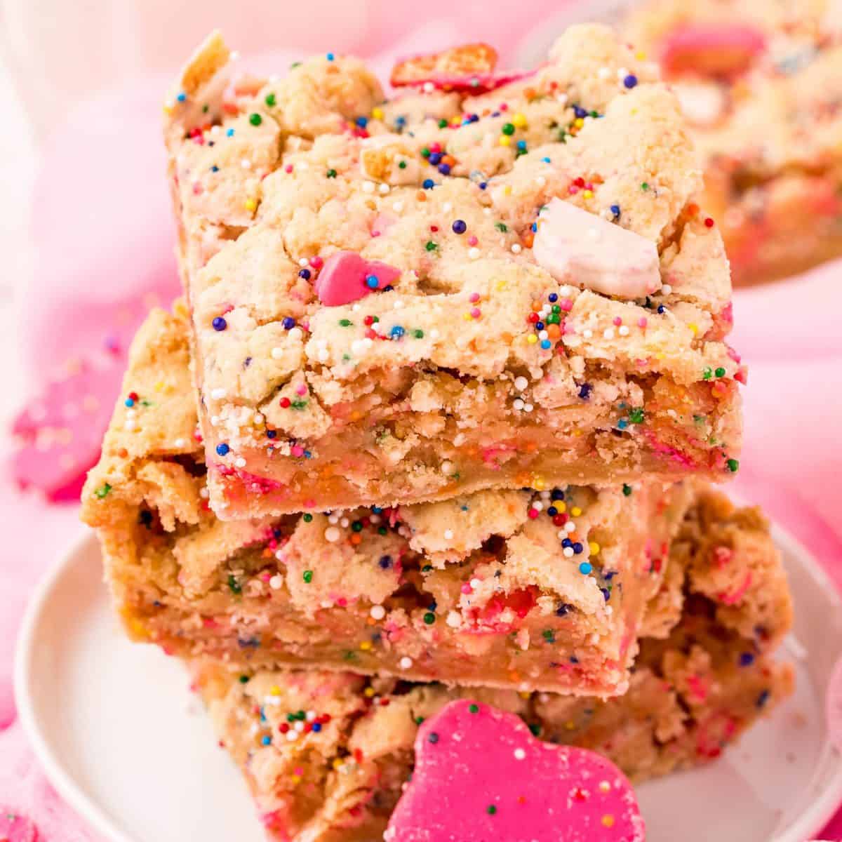 Circus Animal Cookie Blondies - The Country Cook