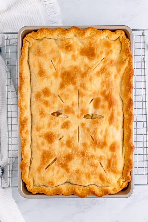 Apple Slab Pie (+Video) - The Country Cook