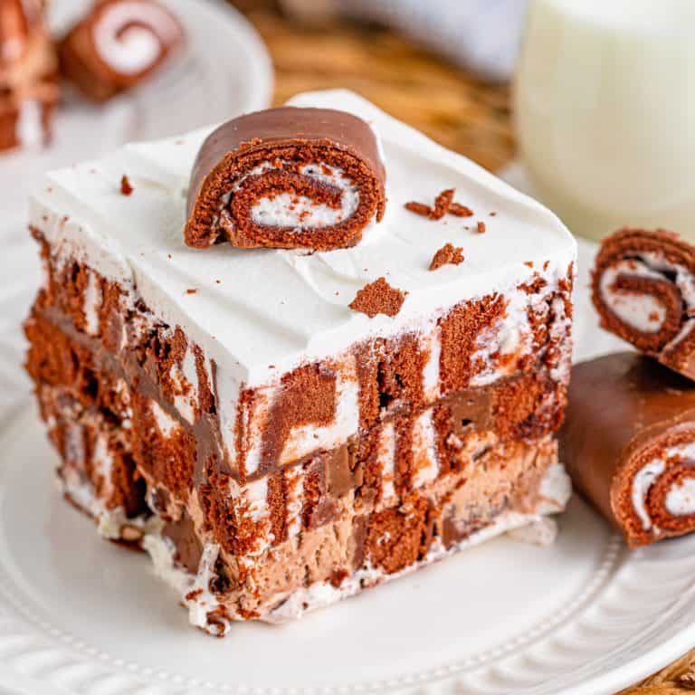 Swiss Cake Roll Cake (No-Bake)