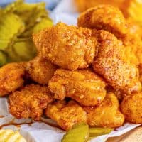 Air Fryer Nashville Hot Chicken Nugget recipe from The Country Cook.