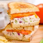Square image of stacked Classic Tuna Melt.