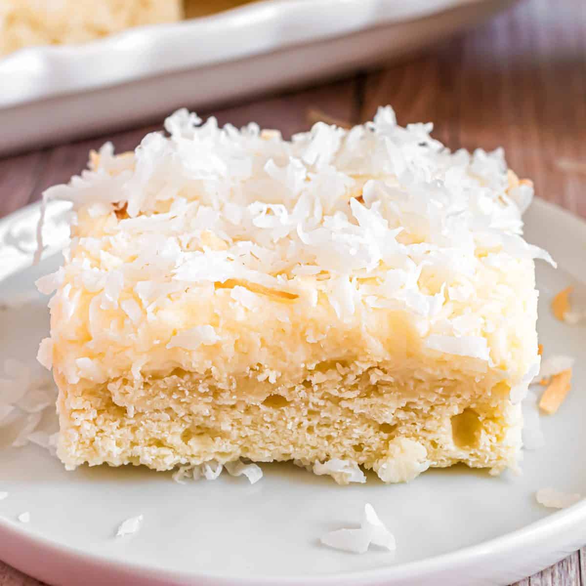 Frosted Coconut Sugar Cookie Bars
