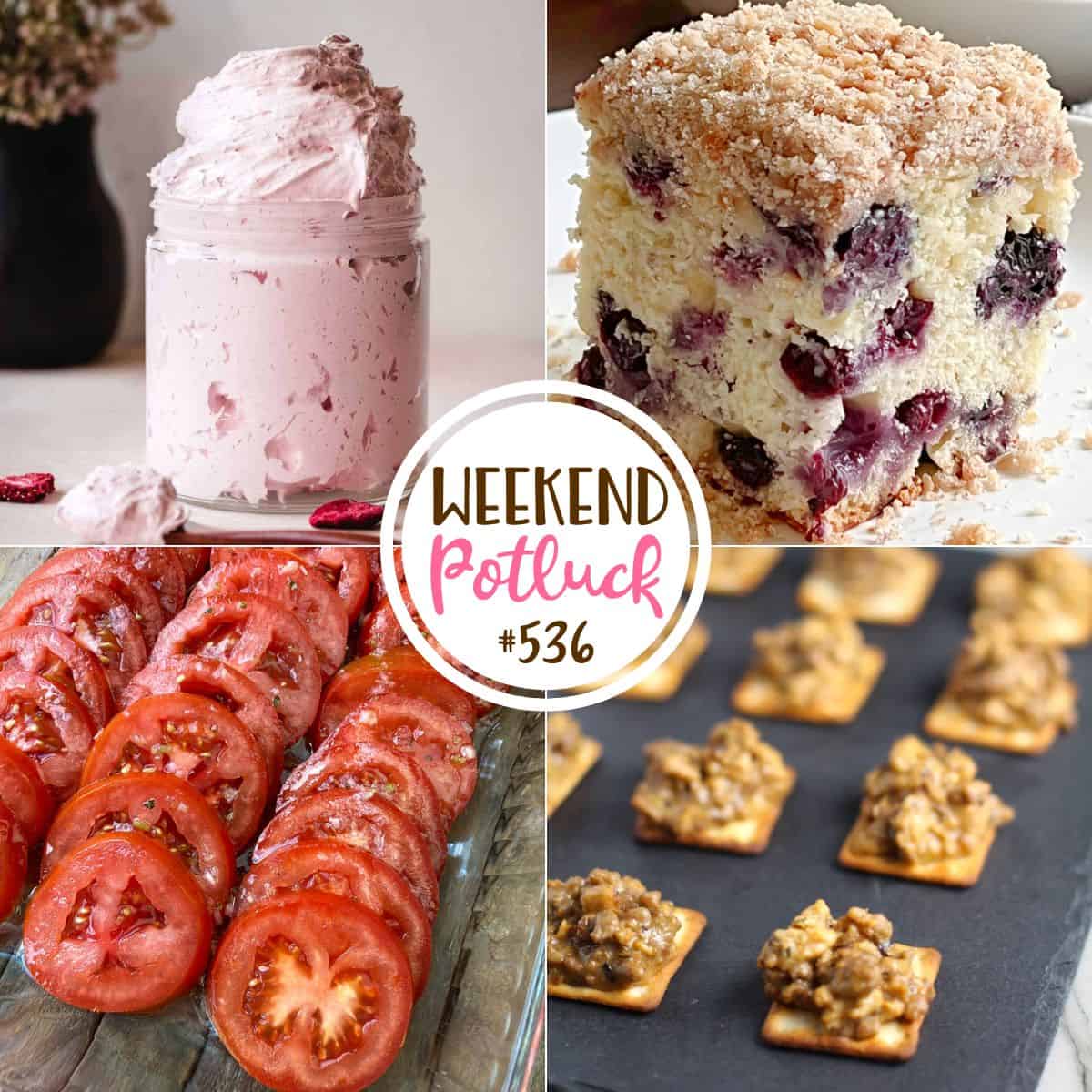 Strawberry Marshmallow Fluff – Weekend Potluck #536