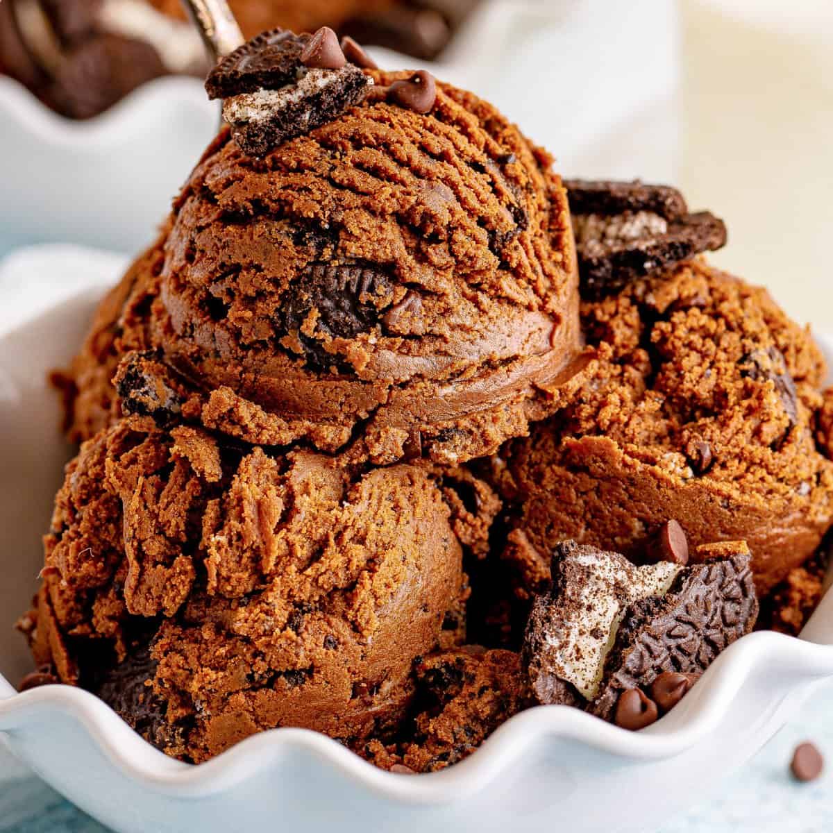 Edible Chocolate Oreo Cookie Dough