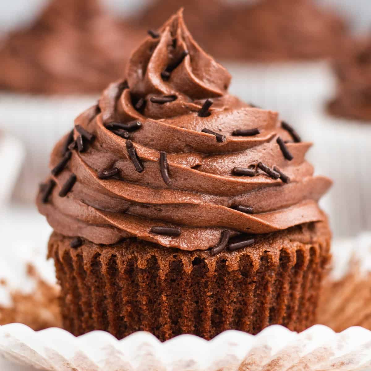 Homemade Chocolate Cupcakes