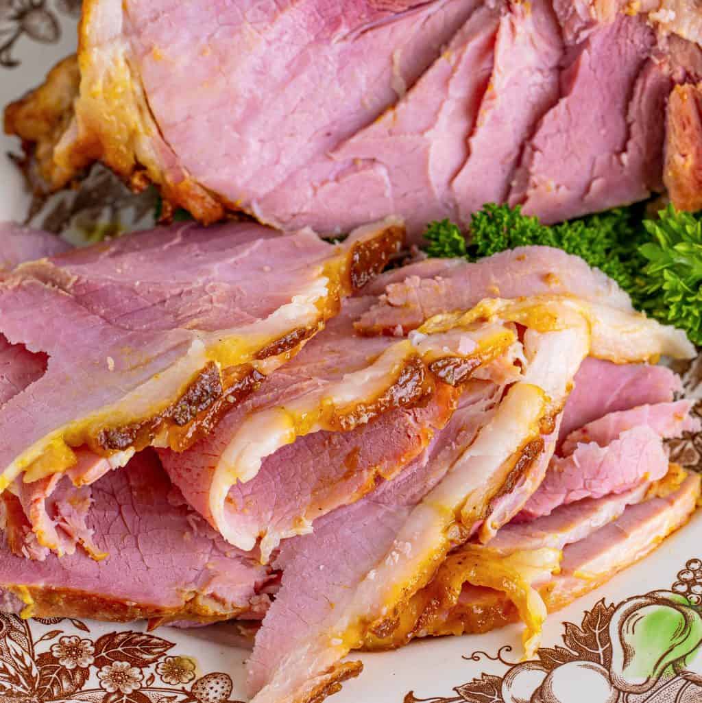 Brown Sugar Glazed Ham recipe from The Country Cook.