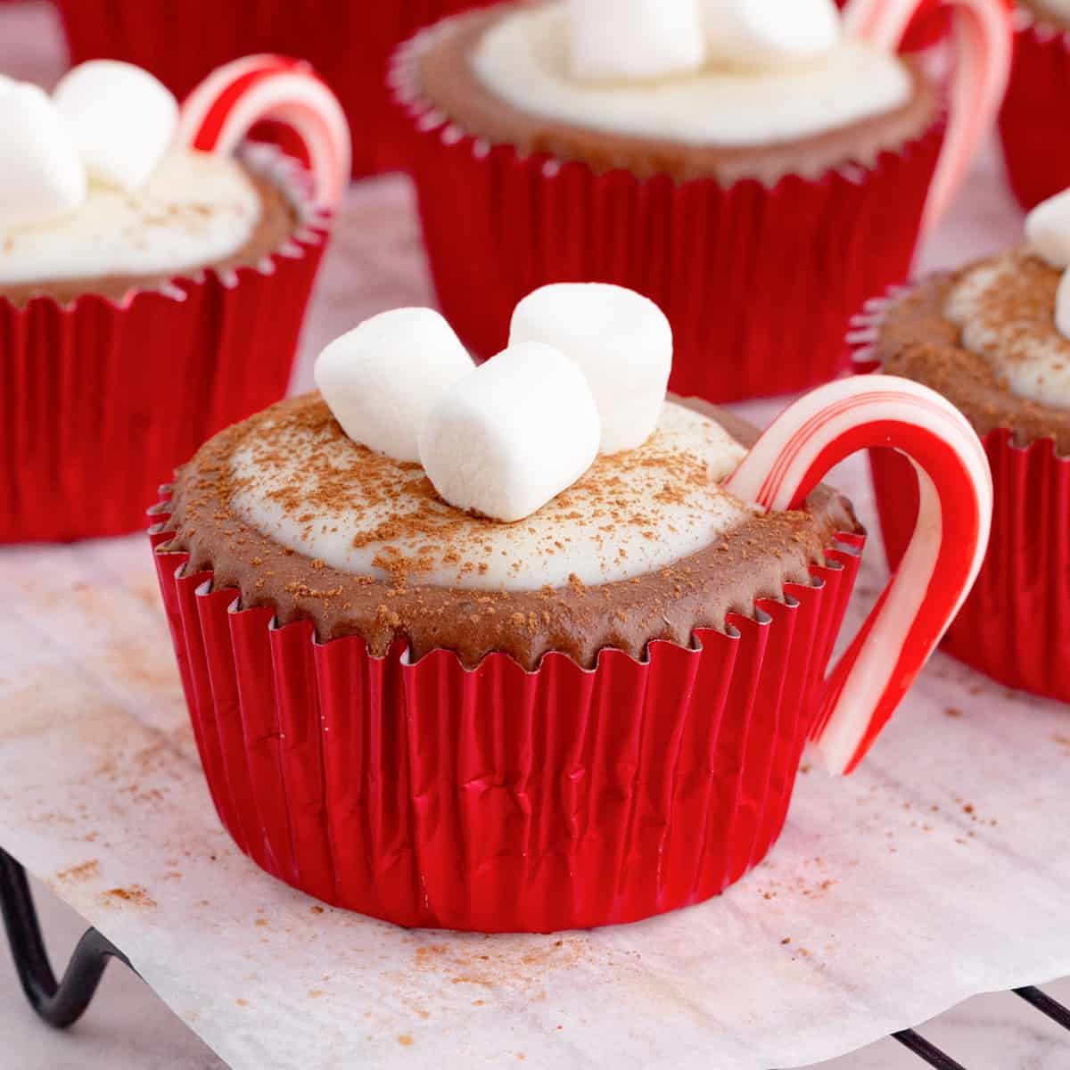 Hot Cocoa Cheesecake Cups