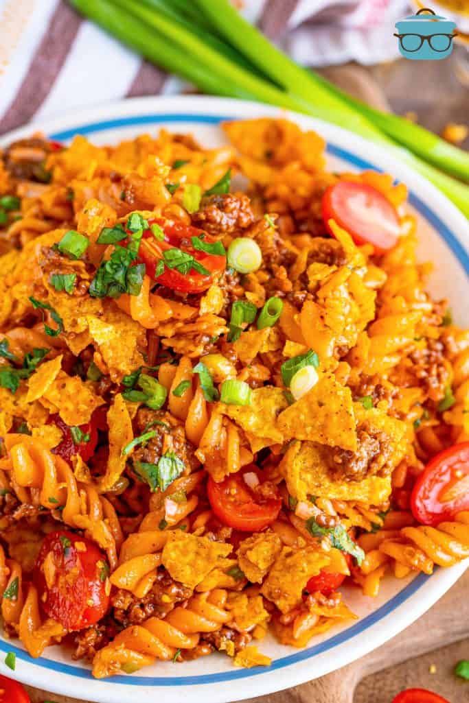Taco Pasta Salad - The Country Cook