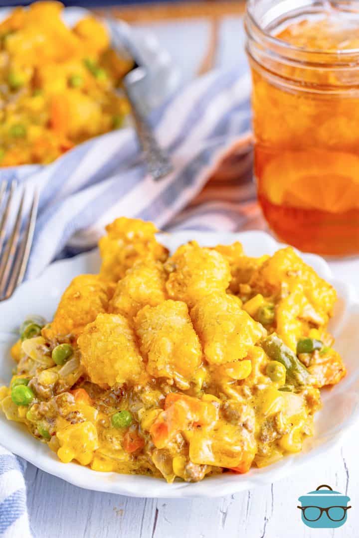 Tater Tot Casserole - The Country Cook