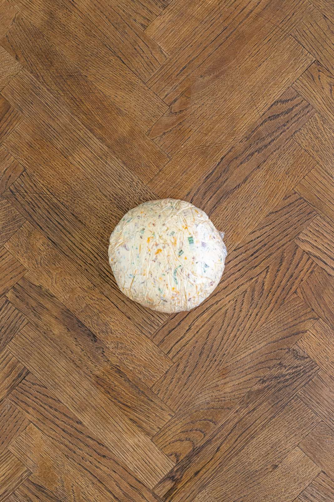 A rolled up cheese ball.