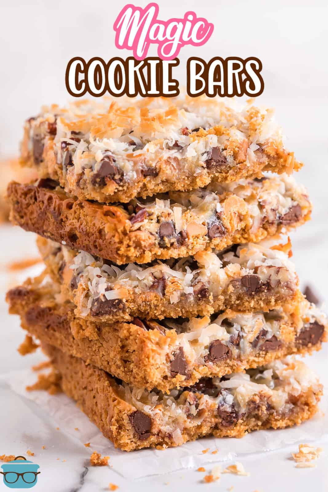 A stack of Magic Cookie bars.