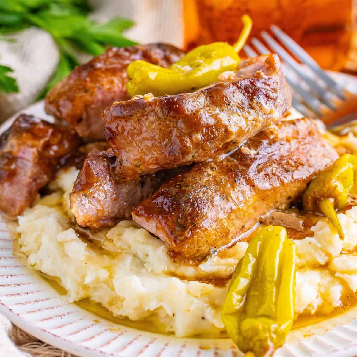 Crock Pot Mississippi Country Style Ribs (+Video)