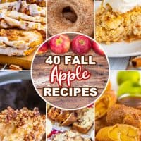 From warm apple pies to delicious apple dumplings to fresh apple bread, there are plenty of fall apple recipes to choose from on this list of 40 Fall Apple Recipes!