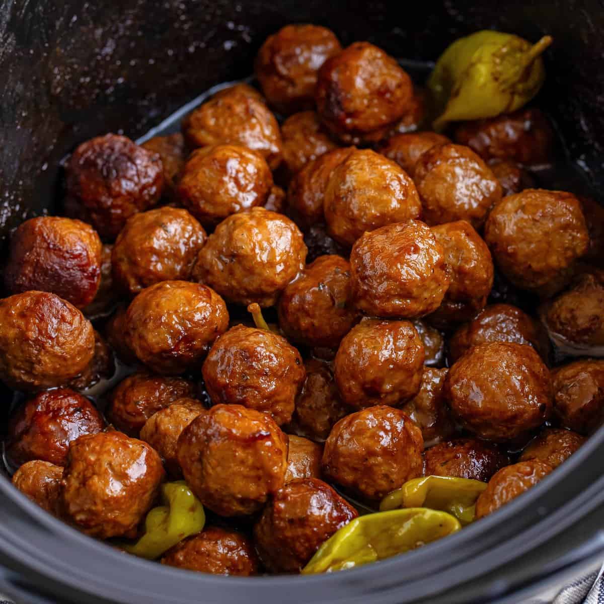 Crock Pot Mississippi Meatballs (+Video)