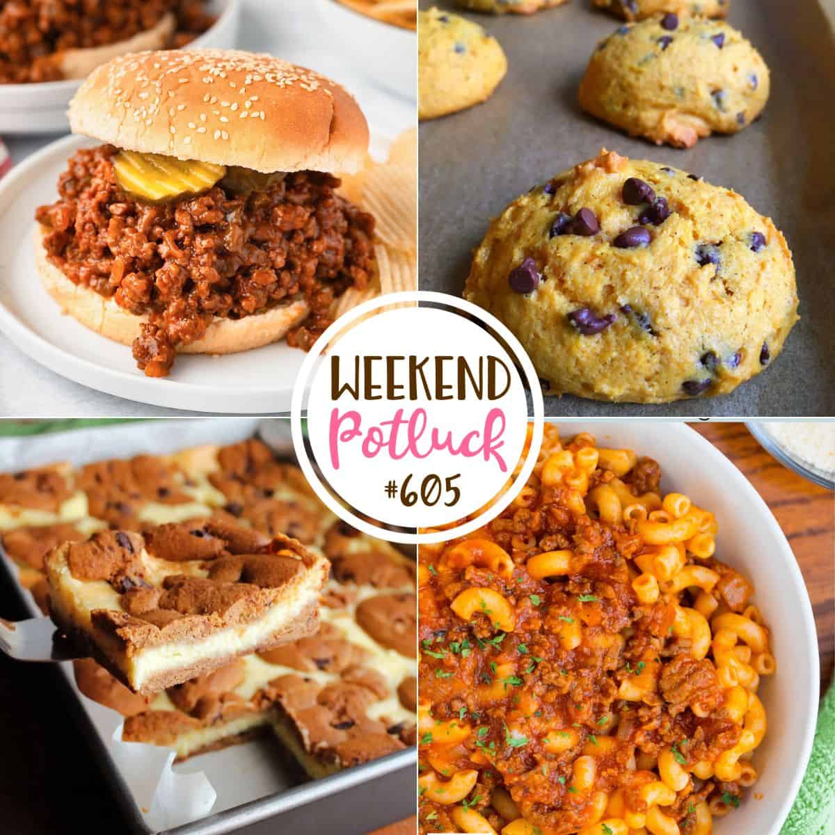 Old-Fashioned Sloppy Joes – Weekend Potluck #605
