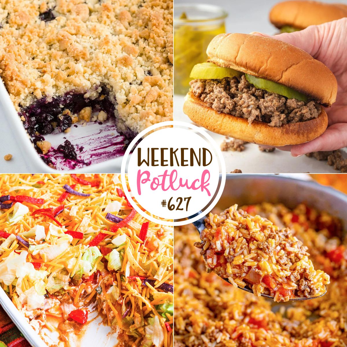 7 Layer Taco Dip – Weekend Potluck #627