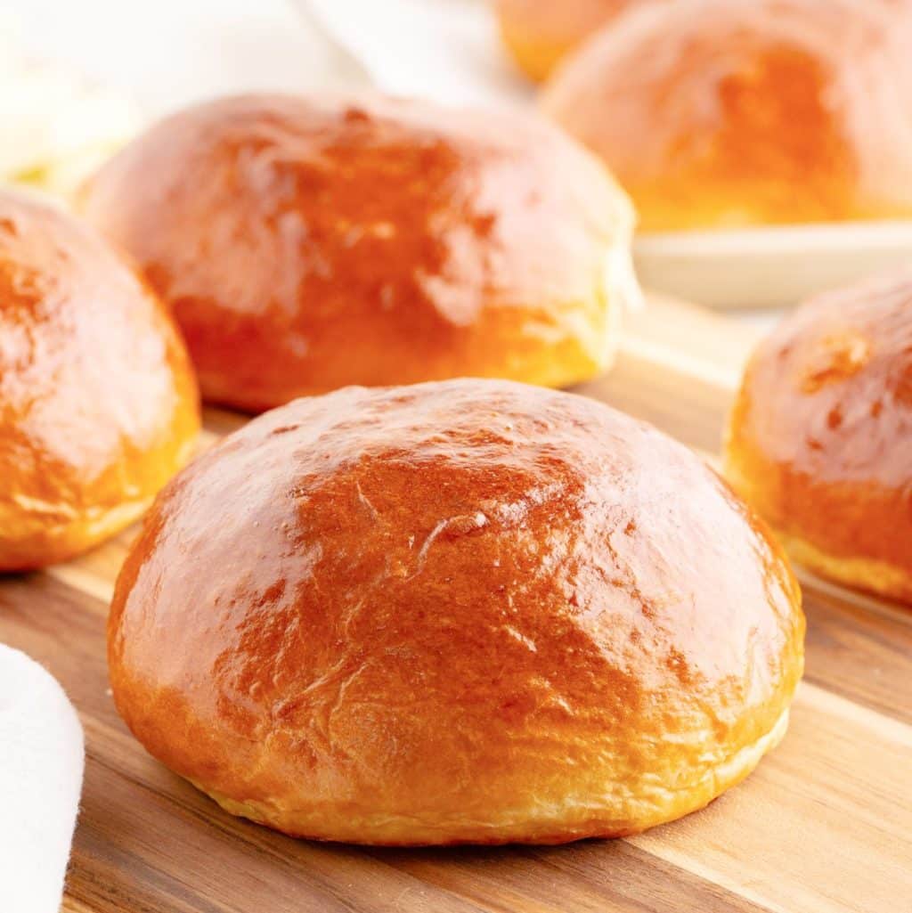 Homemade Brioche Buns
