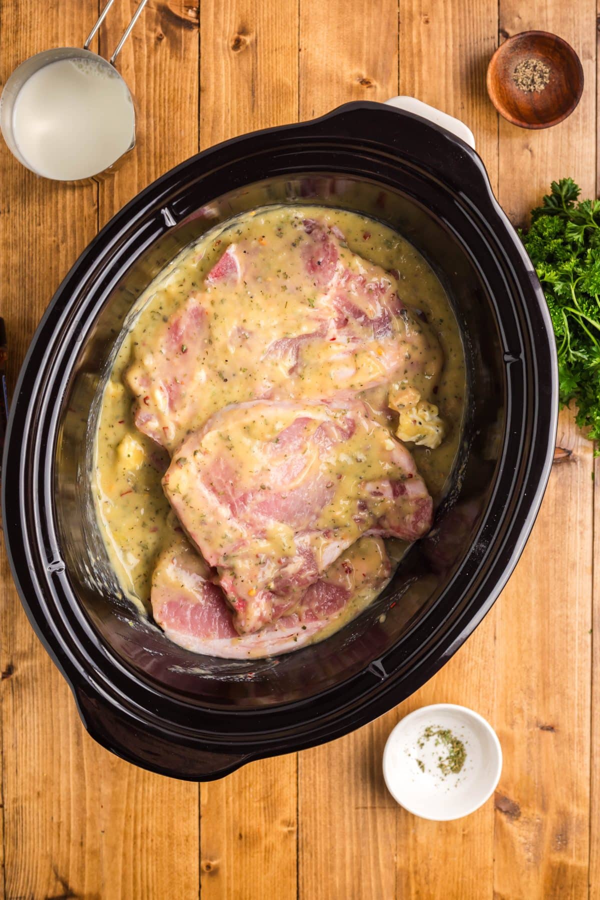 pork chops with ranch dressing in the crock pot Slow Cooker Ranch Pork Chops