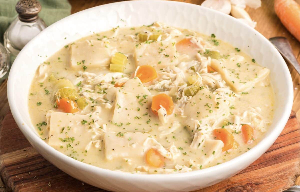 Cracker Barrel Chicken and Dumpling Soup - The Country Cook