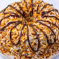 Samoa Bundt Cake recipe.