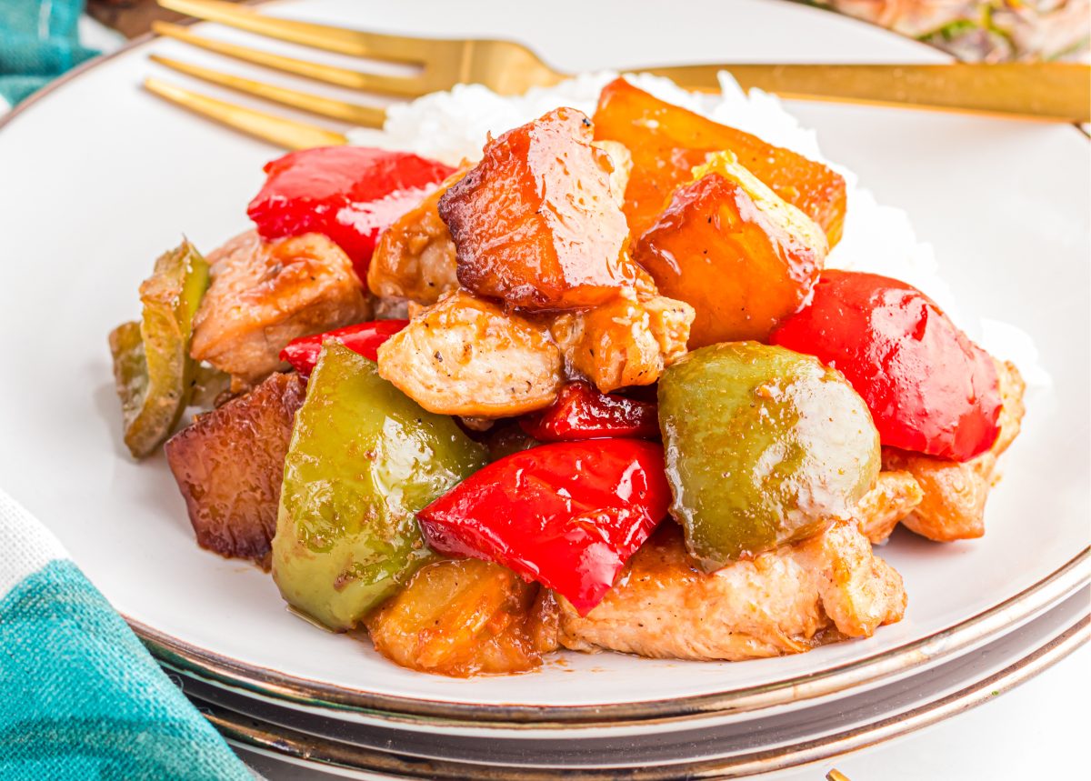 Hawaiian Chicken Sheet Pan Meal - The Country Cook