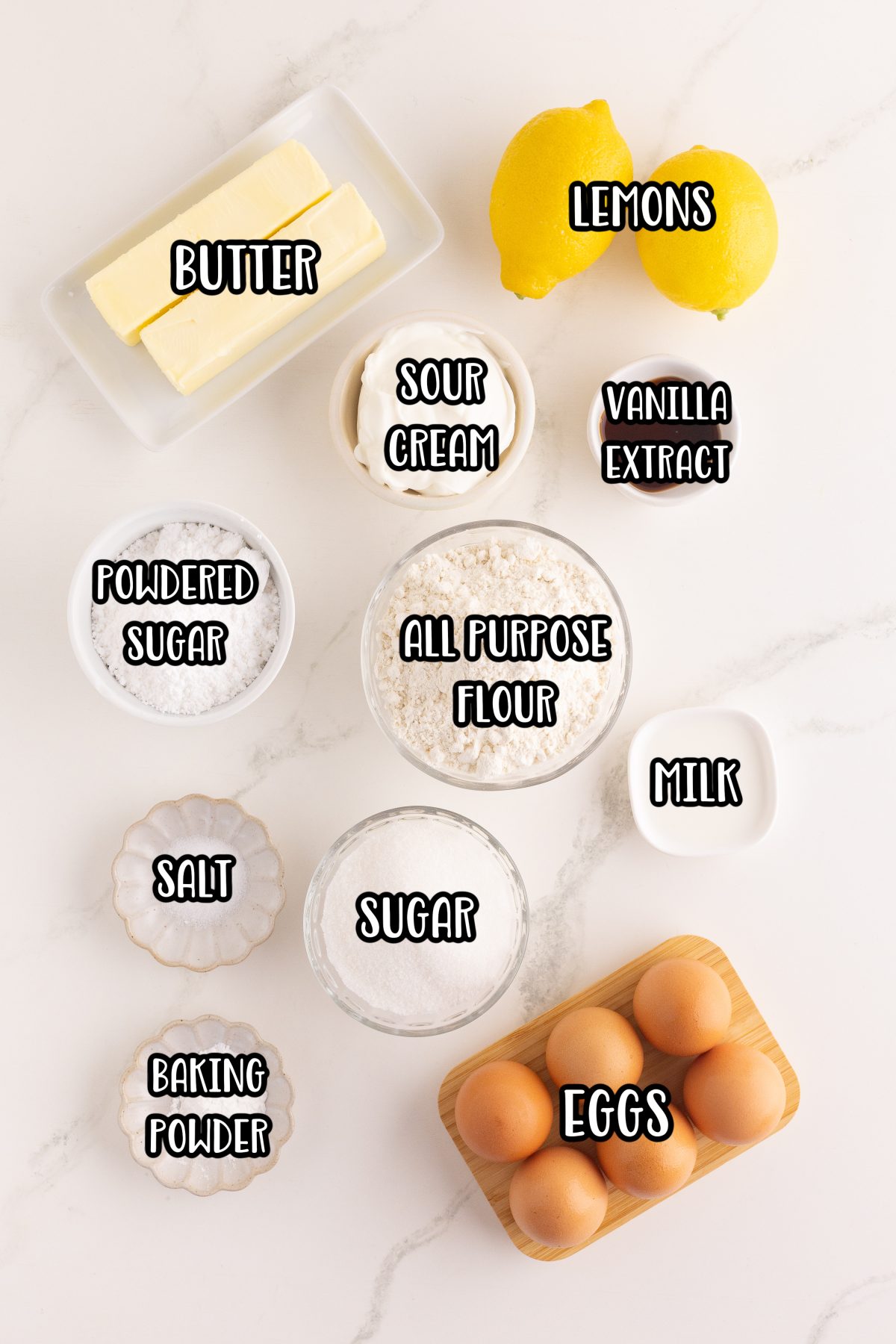 Kewpie mayonnaise, garlic, granulated sugar, seasoned rice vinegar, soy sauce, and sesame oil.