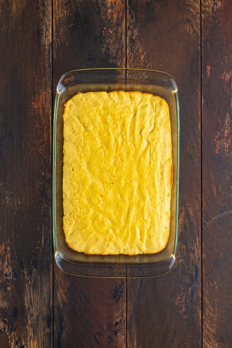 Lemon Cookie Bars with out the frosting on the bars in a pan.