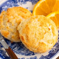 Two Two Things Biscuits on a plate.